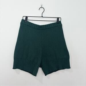 Free People Beach Green Knit Women's Shorts